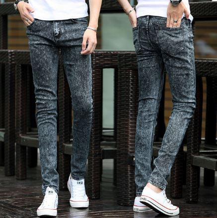 Slim Fit Snowflake Cowboy Feet Pants