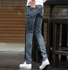 Slim Fit Snowflake Cowboy Feet Pants