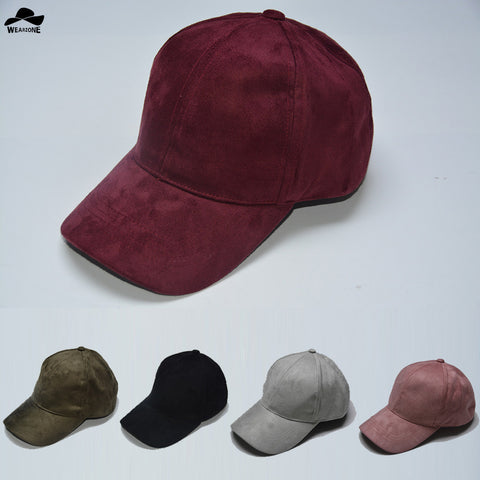 Suede Snapback Baseball Cap New Gorras Brand