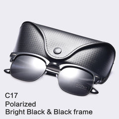 Classic Half Metal Polarized Sunglasses