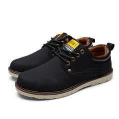 Autumn Winter Shoes Leather Men Ankle Boot