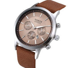 Luxury Military Quartz Sports Wristwatch Leather Strap