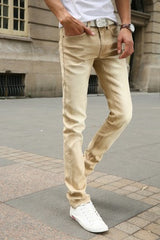 Casual Stretch Skinny Jeans Trousers Tight Pants