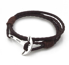 40cm Man Anchor Bracelet Wristband Charm