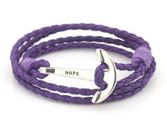 40cm Man Anchor Bracelet Wristband Charm