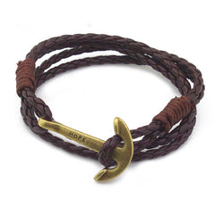 40cm Man Anchor Bracelet Wristband Charm
