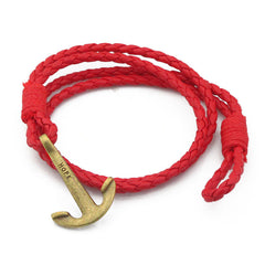 40cm Man Anchor Bracelet Wristband Charm