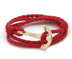 40cm Man Anchor Bracelet Wristband Charm