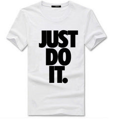Just Do It Print T Shirt Men Summer Tops
