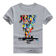 Just Do It Print T Shirt Men Summer Tops