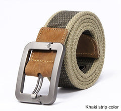 Fashionable Pin Buckle Canvas Strap Casual Belt