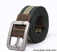 Fashionable Pin Buckle Canvas Strap Casual Belt