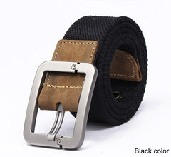 Fashionable Pin Buckle Canvas Strap Casual Belt