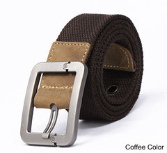 Fashionable Pin Buckle Canvas Strap Casual Belt