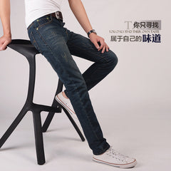 Male Casual Straight Denim Full Length