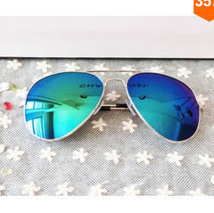 Star Sunglasses Men Polarized Aviator Mirrored Lens