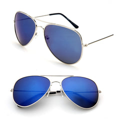 Star Sunglasses Men Polarized Aviator Mirrored Lens