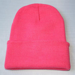 Candy Color Woman's Warm Woolen Winter Hats