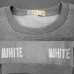 Autumn Winter West Stripe Pullover Man Sweatshirt