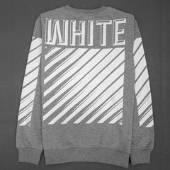 Autumn Winter West Stripe Pullover Man Sweatshirt