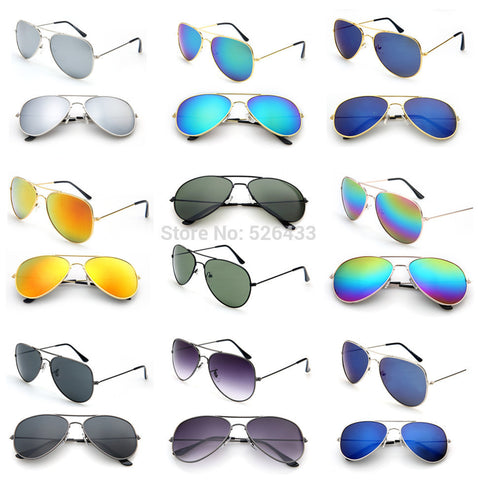 Star Sunglasses Men Polarized Aviator Mirrored Lens